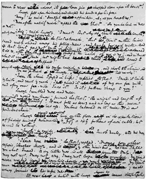 Original manuscript of Page 13.