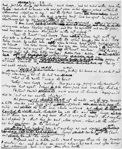 Original manuscript of Page 22.