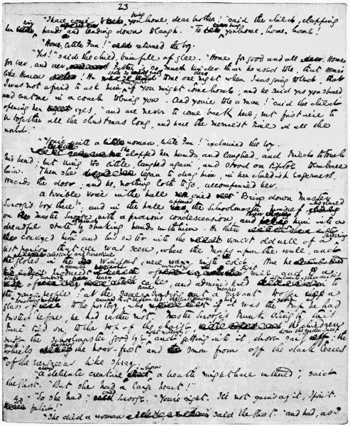 Original manuscript of Page 23.