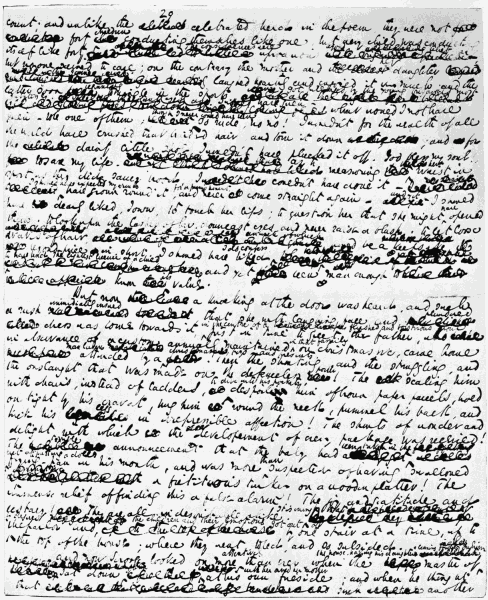 Original manuscript of Page 29.