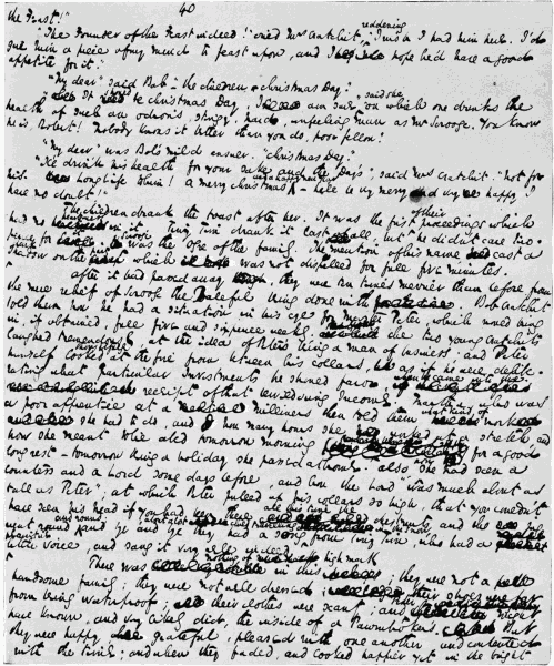 Original manuscript of Page 40.