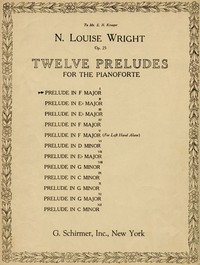 Twelve Preludes for the Pianoforte Op. 25: I. Prelude in F Major