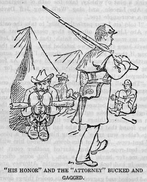 His Honor and the 'attorney' Bucked And Gagged.