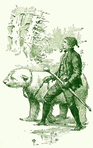 Picture of Peter Gynt and his tame white bear