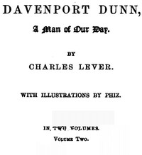 Davenport Dunn, a Man of Our Day. Volume 2 (of 2)