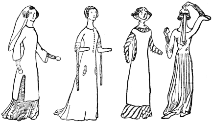 Four women of the time of Edward III.