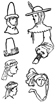 Six types of head-gear