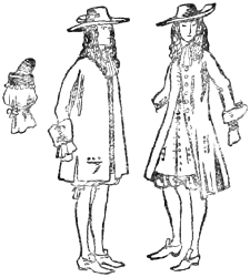 Two men of the time of James II.; a type of sleeve