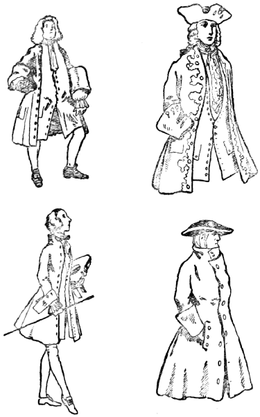 Four men of the time of George II.