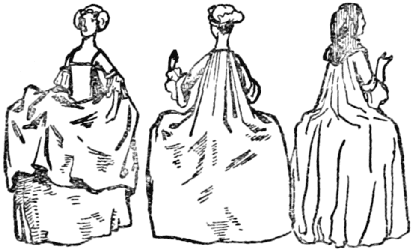 Three women of the time of George II.