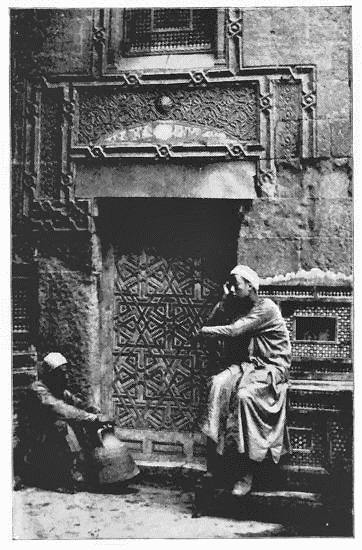 INTERIOR COURT OF A NATIVE HOUSE, CAIRO From a photograph by Abdullah Frères, Cairo