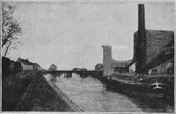 THE BRIDGE AND FLOUR FACTORY (From a picture by M. Léon Cassel)
