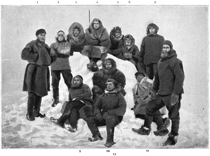 The Crew of the “Fram” after their Second Winter. About February 24, 1895