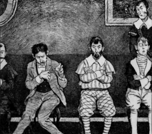 "THREE VILLANOUS-LOOKING BODIES, AND A FOURTH, WHICH DAWSON RECOGNIZED AS HIS OWN"