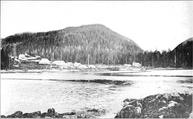 Copyright by E. A. Hegg, Juneau  Copper Smelter in Southeastern Alaska