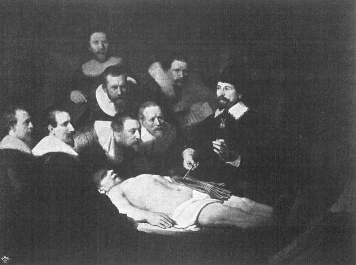 Abb. 20. Die Anatomiestunde