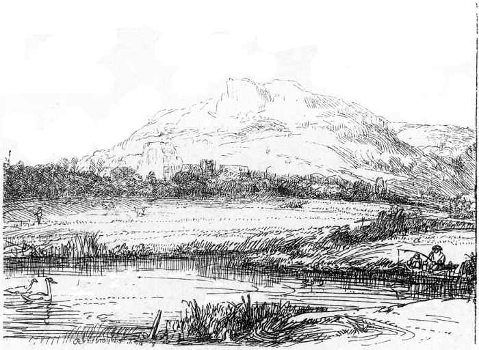 Abb. 129. Der Kanal mit den Schwänen