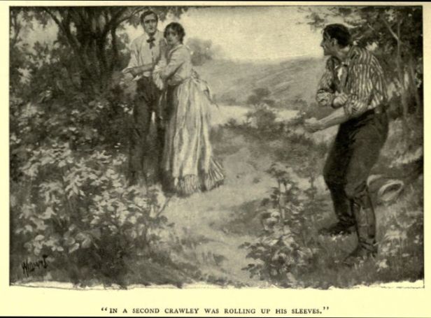 "IN A SECOND CRAWLEY WAS ROLLING UP HIS SLEEVES."