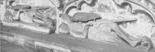 CRUSADER TOMBS IN EXETER CATHEDRAL