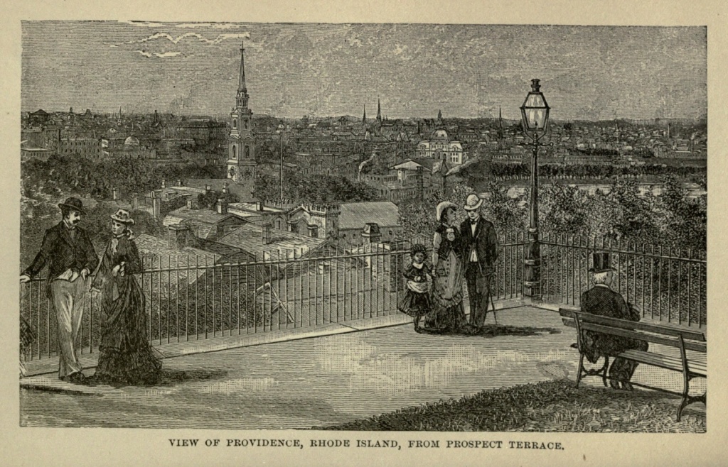 VIEW OF PROVIDENCE, RHODE ISLAND, FROM PROSPECT TERRACE.