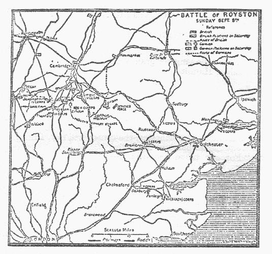 BATTLE OF ROYSTON SUNDAY SEPT. 9TH.