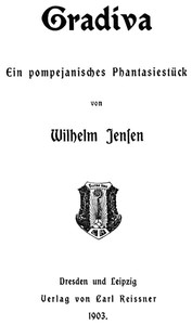 Cover image for Gradiva: Ein pompejanisches Phantasiestück
