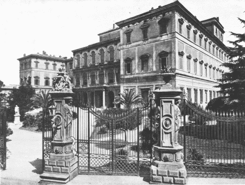 The Barberini Palace.  The residence of the Storys.