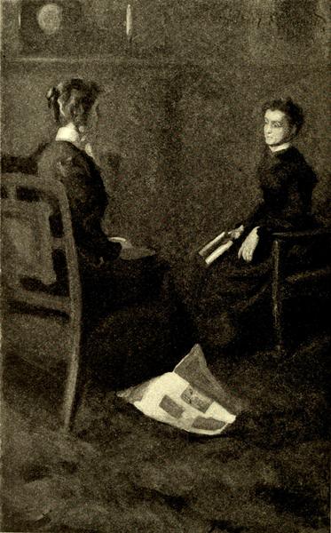 "The best of all were the cosey talks we had in the twilight."  Frontispiece.
