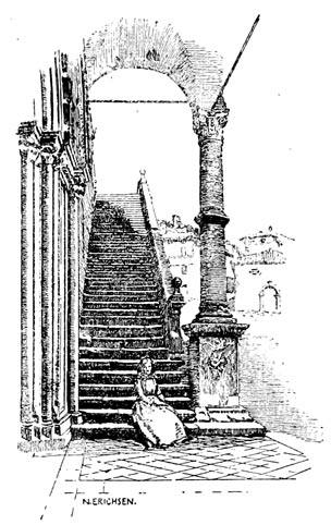 STAIRCASE LEADING FROM THE UPPER TO THE LOWER PIAZZA OF SAN FRANCESCO