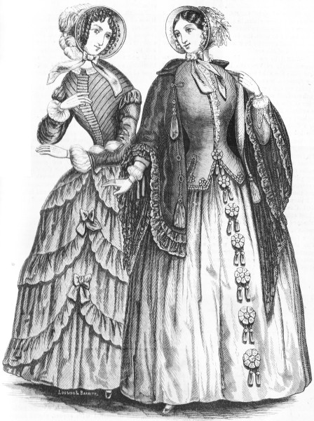 Fig. 1.—Visiting and Carriage Costumes.