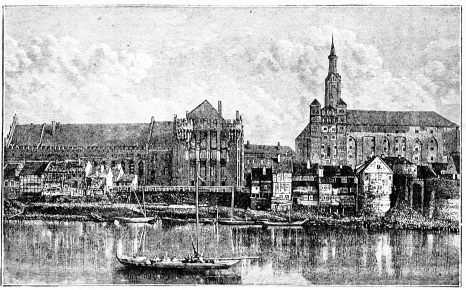 Le château des Chevaliers Teutoniques, à Marienbourg en Prusse.