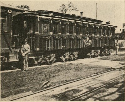 "Funeral Car that carried Mr. Lincoln's Remains to Springfield"