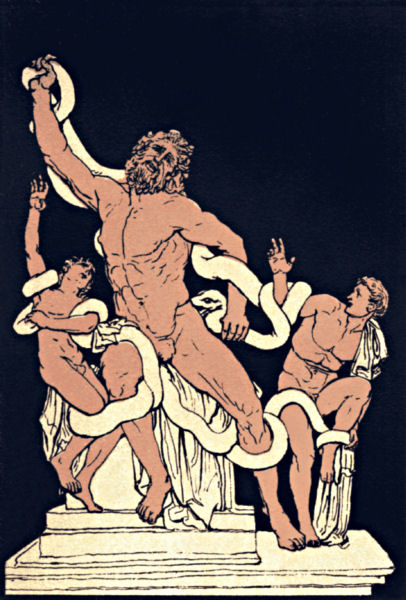 Laocoon and two youths