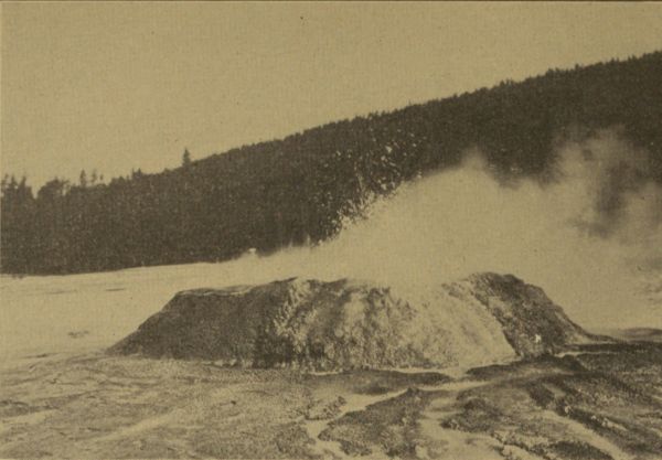 Steam from Dante's Inferno: Sylvan Springs, Yellowstone National Park,  Wyoming