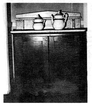 Marble top wash stand