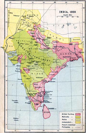 India, 1805