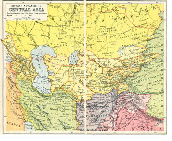 Russian Advances in Central Asia
