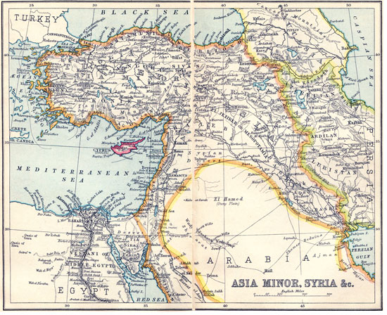 Asia Minor, Syria &c.