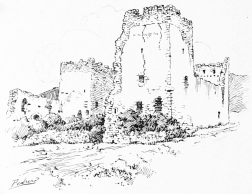 GUEVARA Ruinas del Palacio de los Marqueses del mismo título.