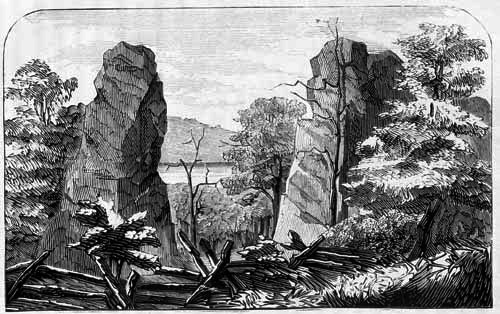 CHIMNEY ROCKS OPPOSITE HOLLIDAYSBURG