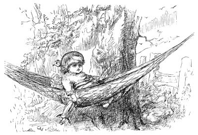 child in hammock