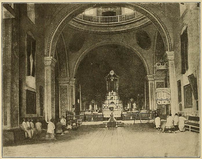 Interior of the Cathedral, Where All Processions Begin and End.