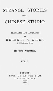 Strange Stories from a Chinese Studio, Vol. 1 (of 2)