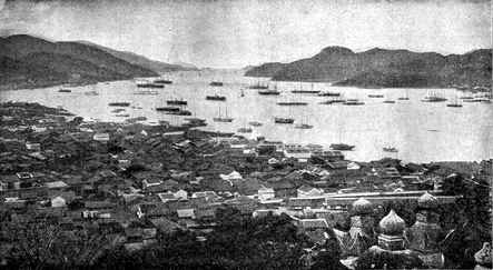 Blick auf Nagasaki.