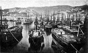 Hafen von Genua.