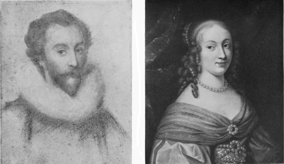 Plate V.  HENRI II DE BOURBON, PRINCE DE CONDÉ.  GENEVIÈVE DE BOURBON.  Musée Condé.