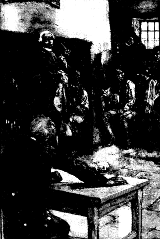 "Minulleko puhuitte, herrani?" virkkoi tohtori.