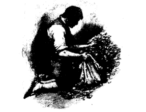 "Sullomassa rahaksi lyötyä kultaa leipäsäkkeihin."