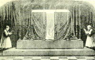 La Chapelle ardente de la duchesse de Praslin
