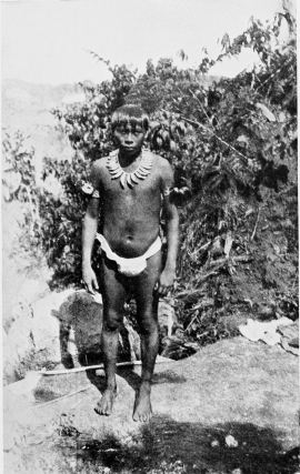 A HUITOTO INDIAN RUBBER GATHERER.  [To face p. 152.